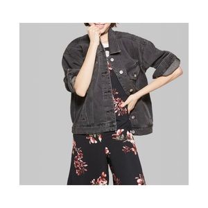 Wild Fable Black Jean Jacket